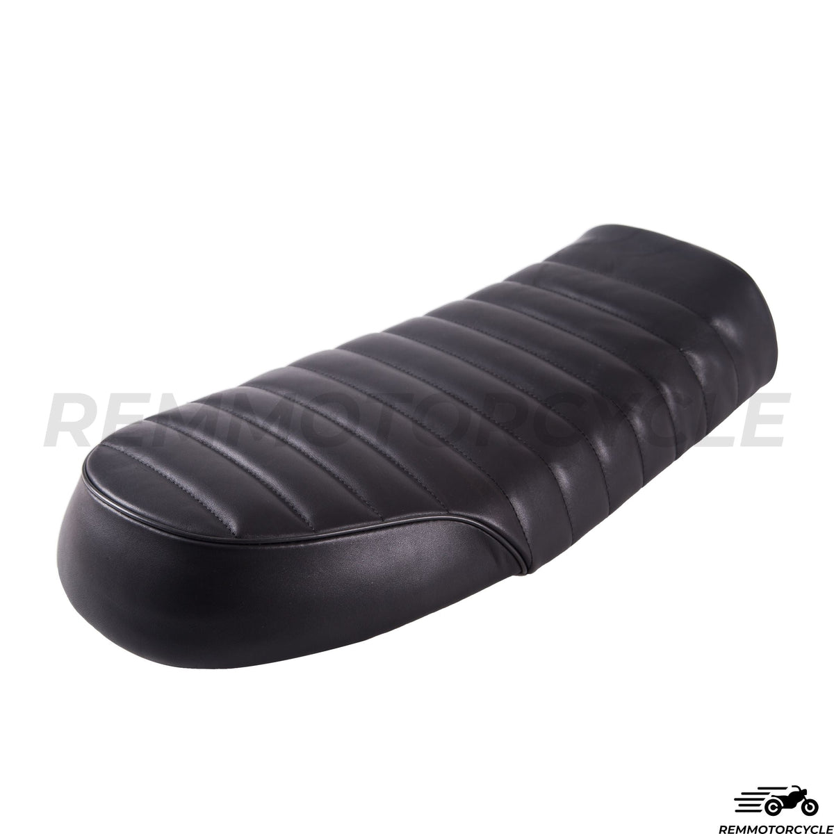 Seat Leather Vintage Black flat