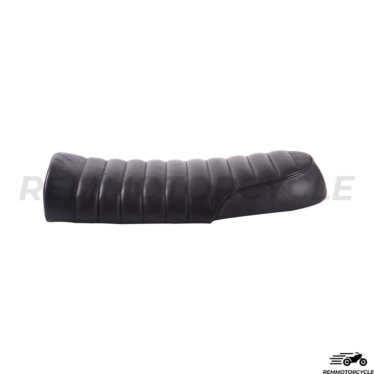 Seat Leather Vintage Black flat