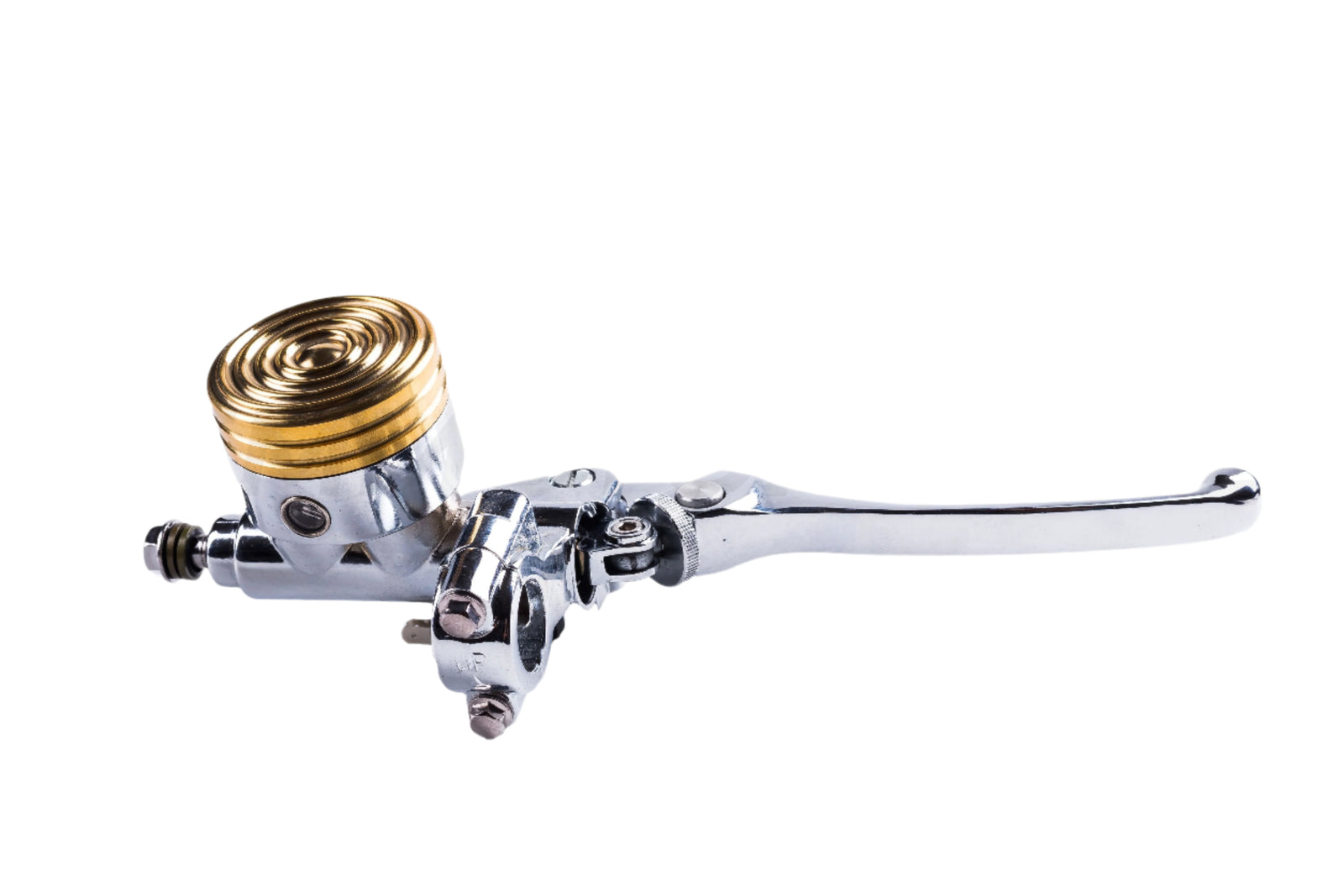 MOTORCYCLE BRAKE AND CLUTCH LEVER CHROME BRASS 7/8 OR 1INCH