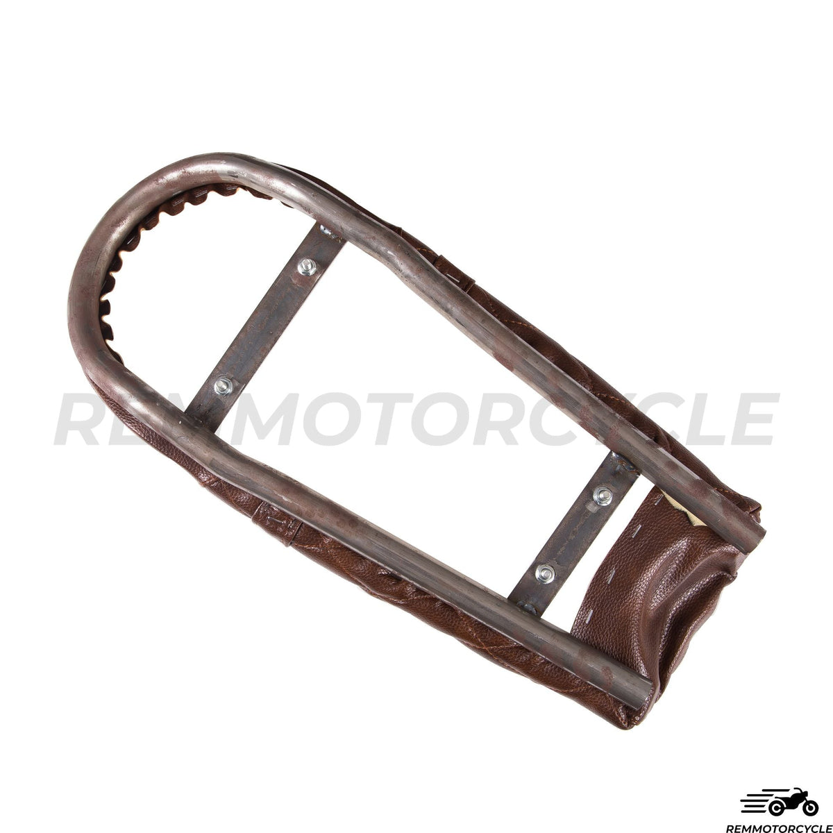 Matte Brown Raised Diamond Type 2 Saddle with Buckle