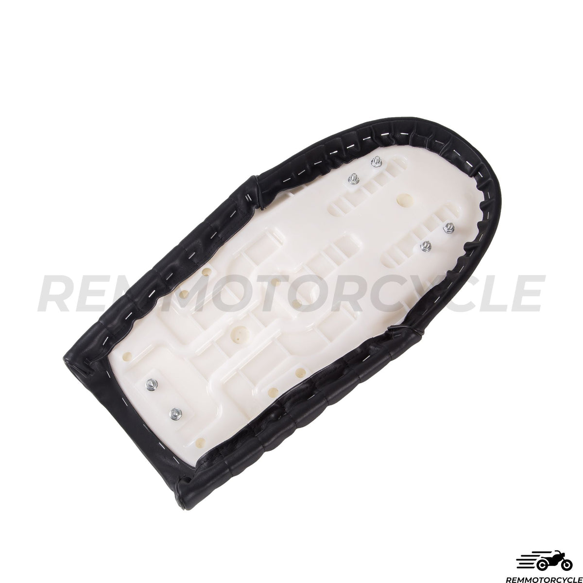 Seat Leather Vintage Black flat