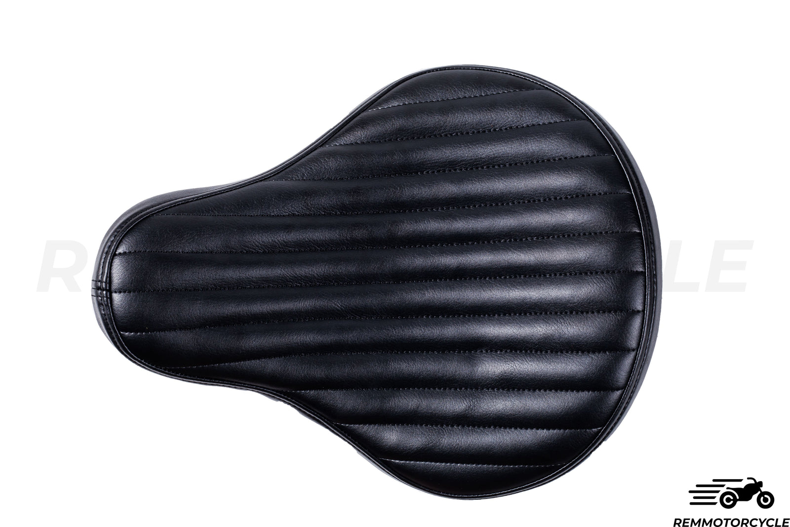 Solo seat Leather Black Bobber Chopper With Support 883N 1200c X48 72