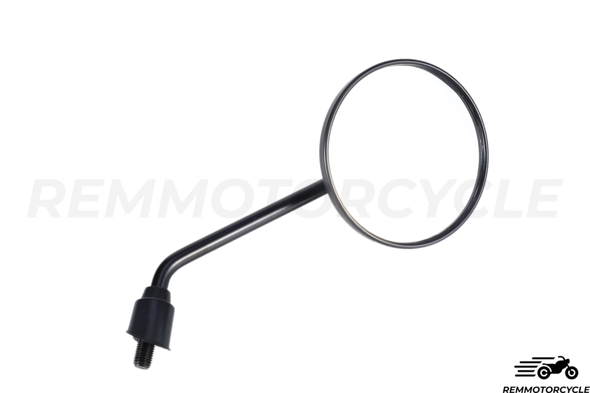 Pair of Mirrors Black Round 0.86 in (22 mm)
