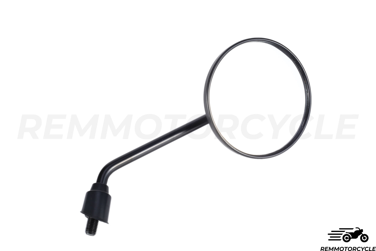 Pair of Mirrors Black Round 0.86 in (22 mm)