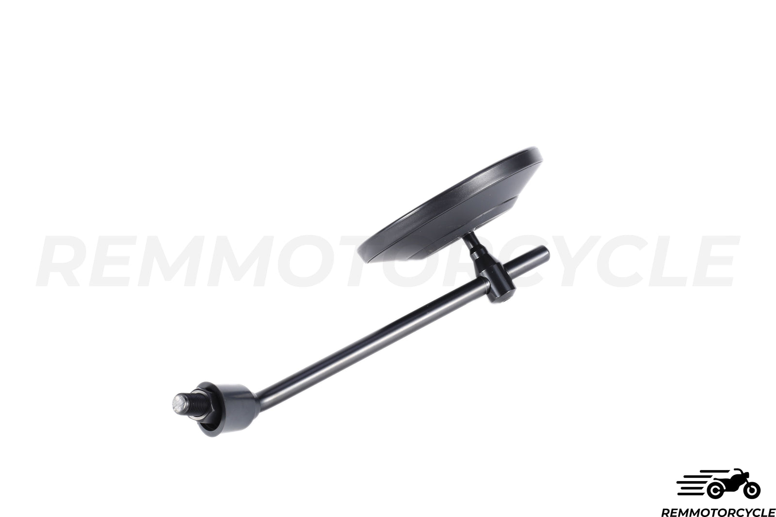 Pair of Mirrors Black Round 0.86 in (22 mm)