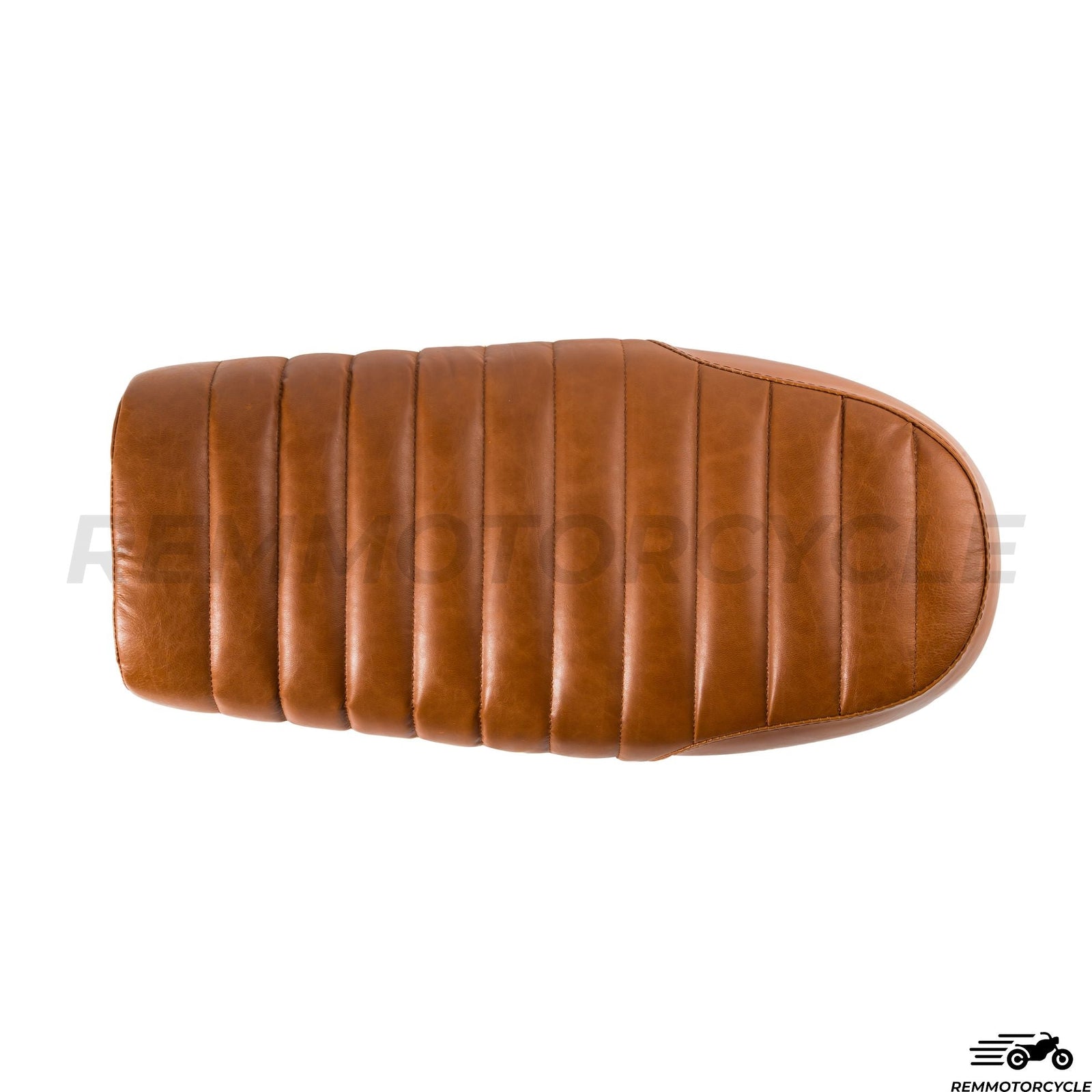 Light Brown Vintage Flat Leather Saddle