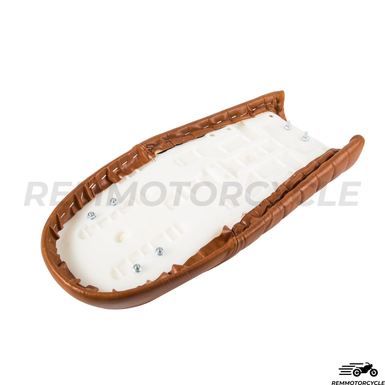 Light Brown Vintage Flat Leather Saddle