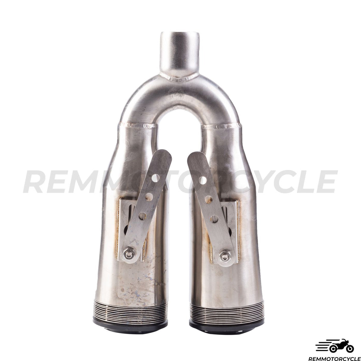 Exhaust Muffler Stainless DISC DOUBLE