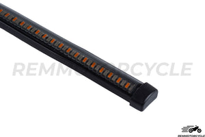 LED Strip for Motorcycle Rear Lights and Sequential Turn Signals - Smoked Color