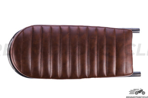 Asiento marrón elevado Tipo 1 fondo metálico 19,68 in o 23,62 in (50 o 60 cm) con hebilla Con o sin LED
