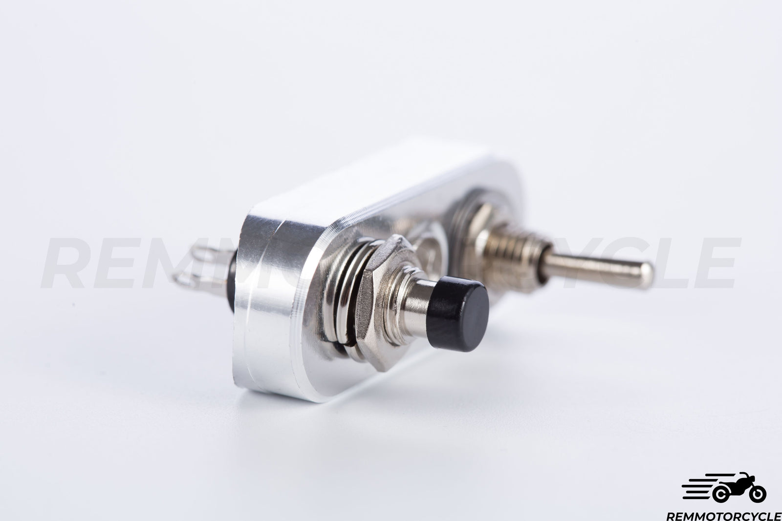 Switch button vintage motorcycle to integrate Chrome or Black Handlebar