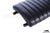 Asiento negro Tipo 1 con fondo metálico elevado 50 o 60 cm (19,68 in o 23,62 in) con o sin LED