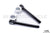 Handlebars CAFE RACER CNC bracelet Black and Silver Fork 1.25 in and 2.08 in (32mm and 53 mm)