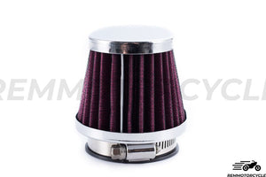 Motorcycle Air Filter Oval Red