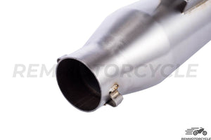 Chrome Exhaust Muffler DISC with Rail Support