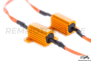 Set of 2 resistors for 12V or flashing light