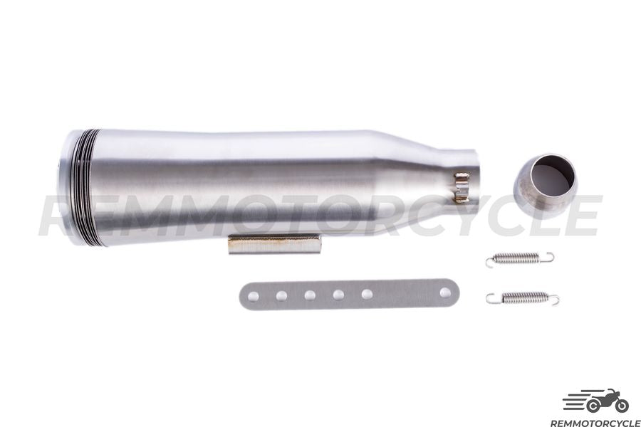 Chrome Exhaust Muffler DISC with Rail Support