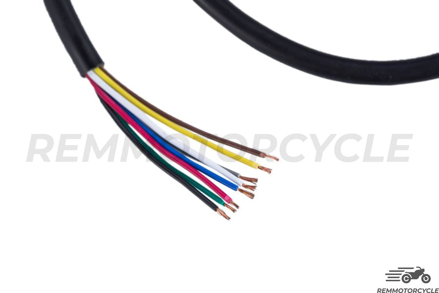 Universal Motorcycle Switch for Lights, Turn Signals, and Horn in Black