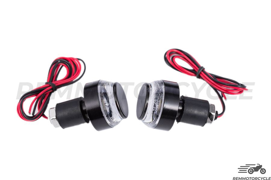 Pair of flashers Caps Handlebar Bubbles