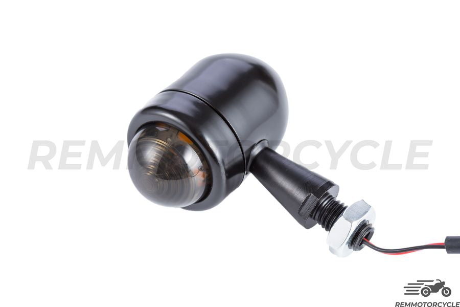 Set of 4 LED Indicators Black Lens Black