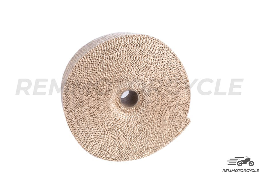 Exhaust wrap  beige 49ft x 1.9" collars included