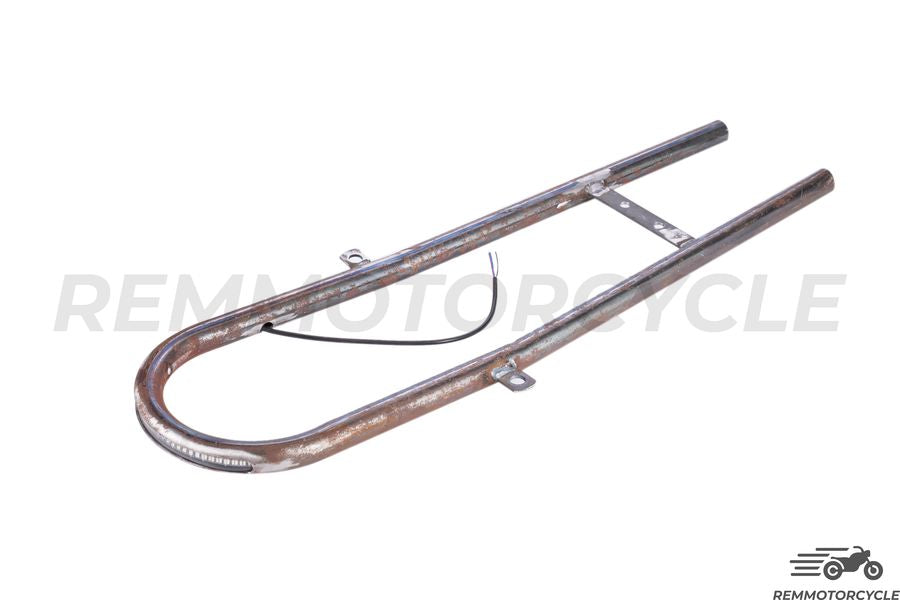 Black seat Cover Black with integrated LED Long U frame