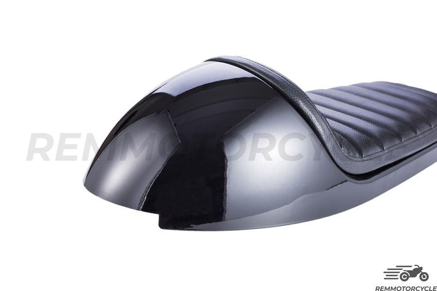 Black seat Cover Black with integrated LED Long U frame