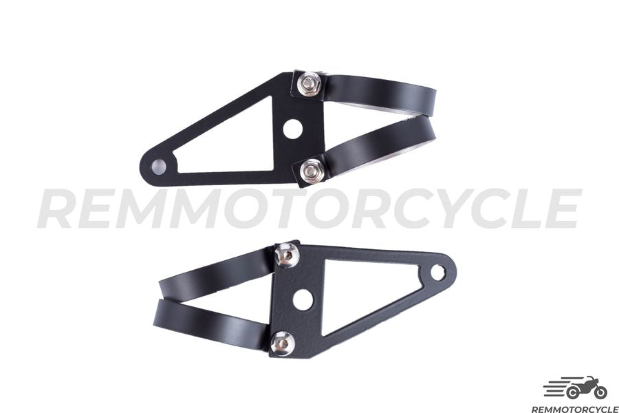Front Headlight Bracket 25 to 65 mm Black