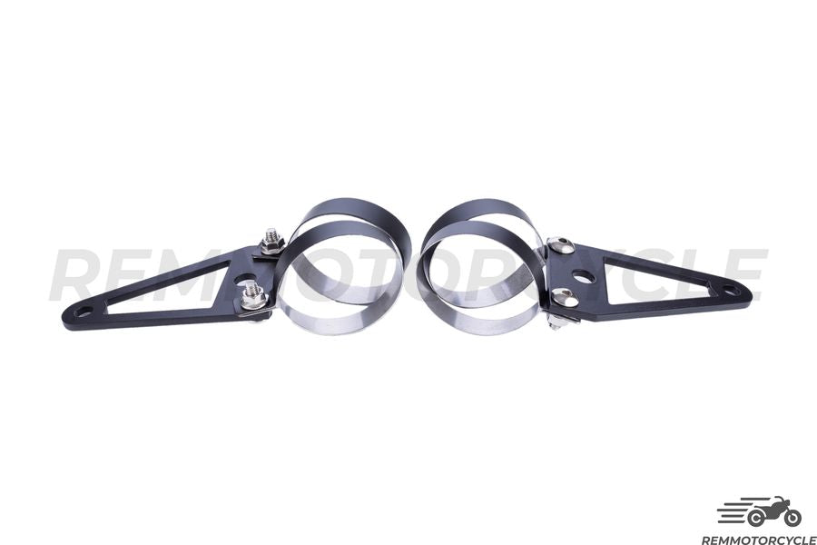 Front Headlight Bracket 25 to 65 mm Black