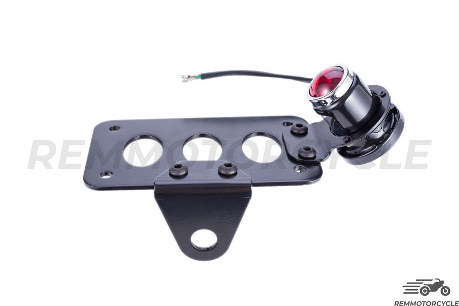 Lights round rear flat holder