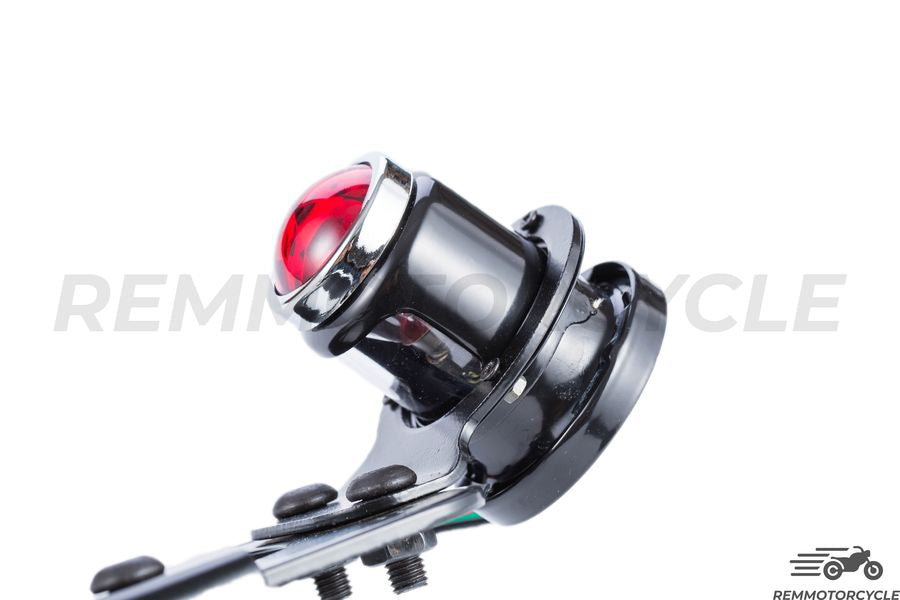 Lights round rear flat holder