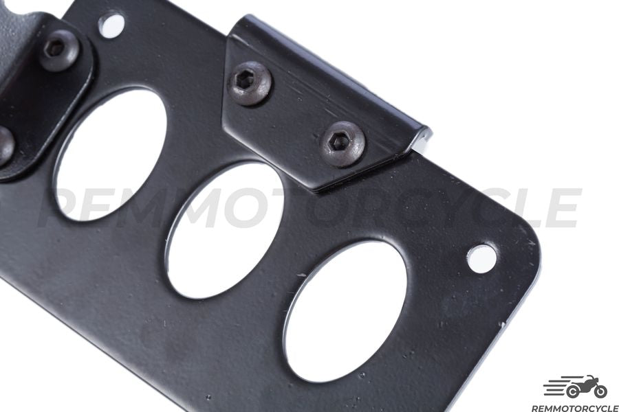 Lights round rear flat holder