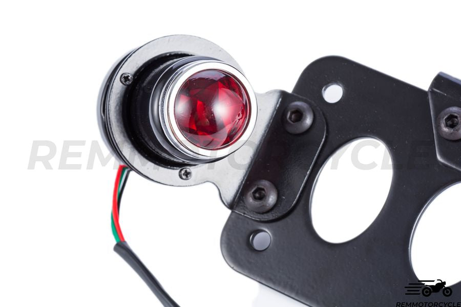 Lights round rear flat holder