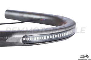 U frame back motorcycle LED strip with Integrated flat and Rebuilt Dia. 0.86 in (22 mm)