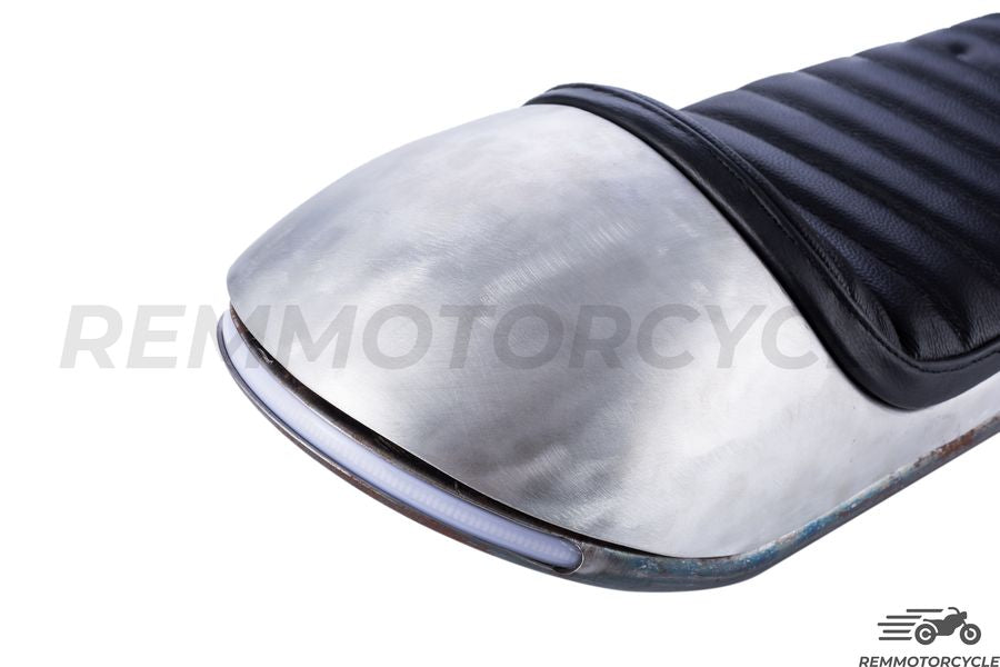 Custom Aluminum Saddle with LED Flashing Loop