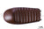 Racing seat brown + long flat buckle + LED