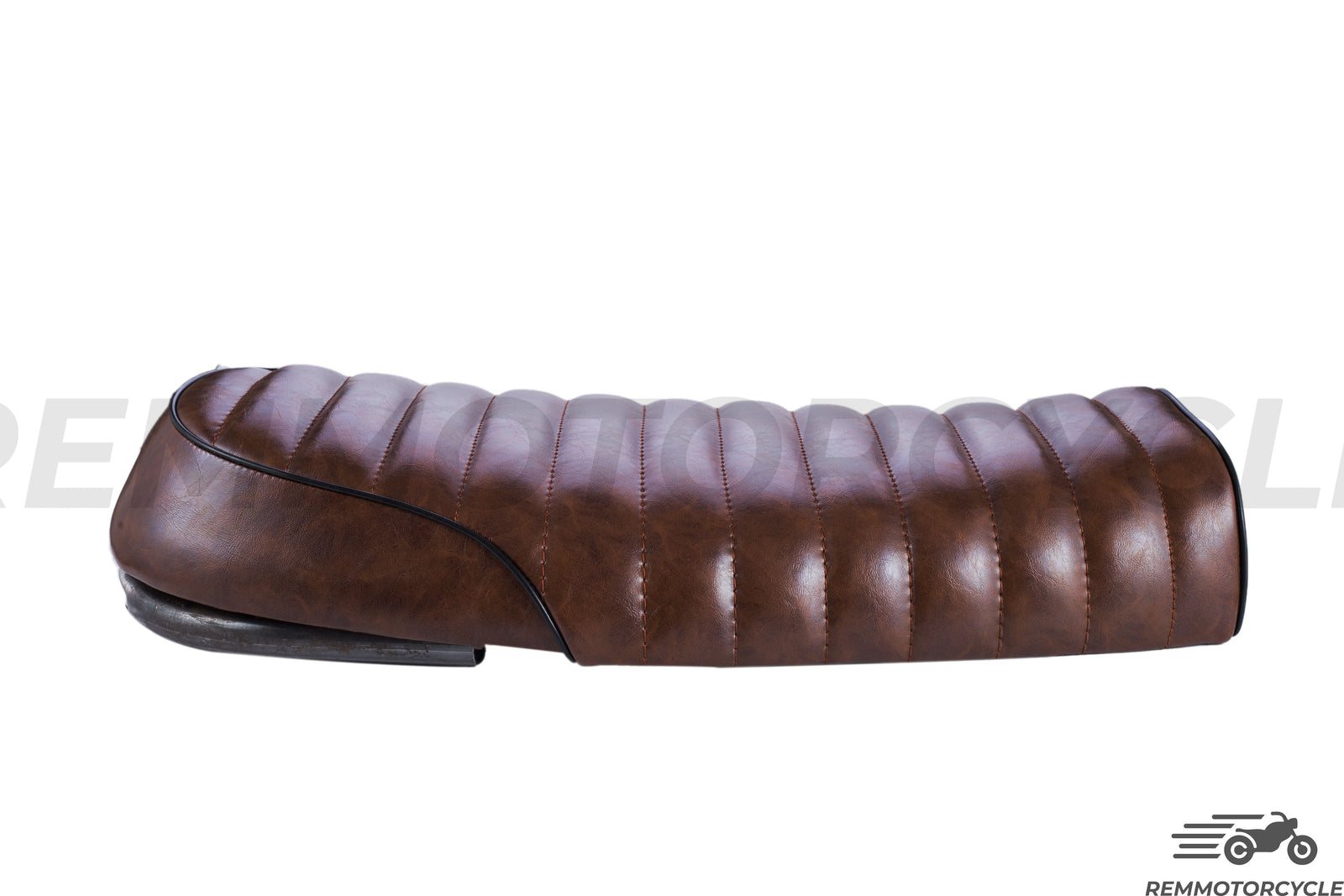 Scrambler bike seat with Buckle Rear LED lights