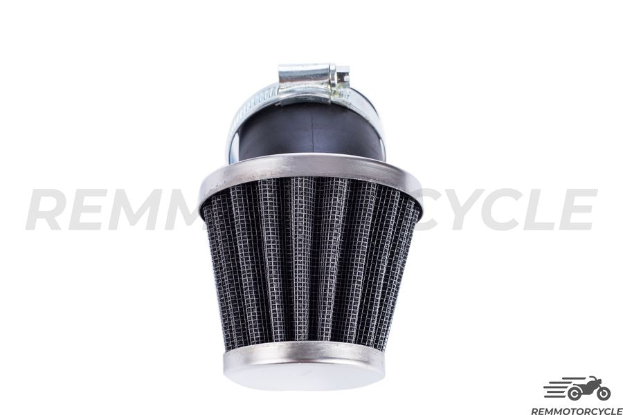 Motorcycle Air filter short model 1.1" to 1.97" angled 45° or 90