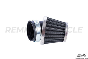 Motorcycle Air filter short model 1.1" to 1.97" angled 45° or 90