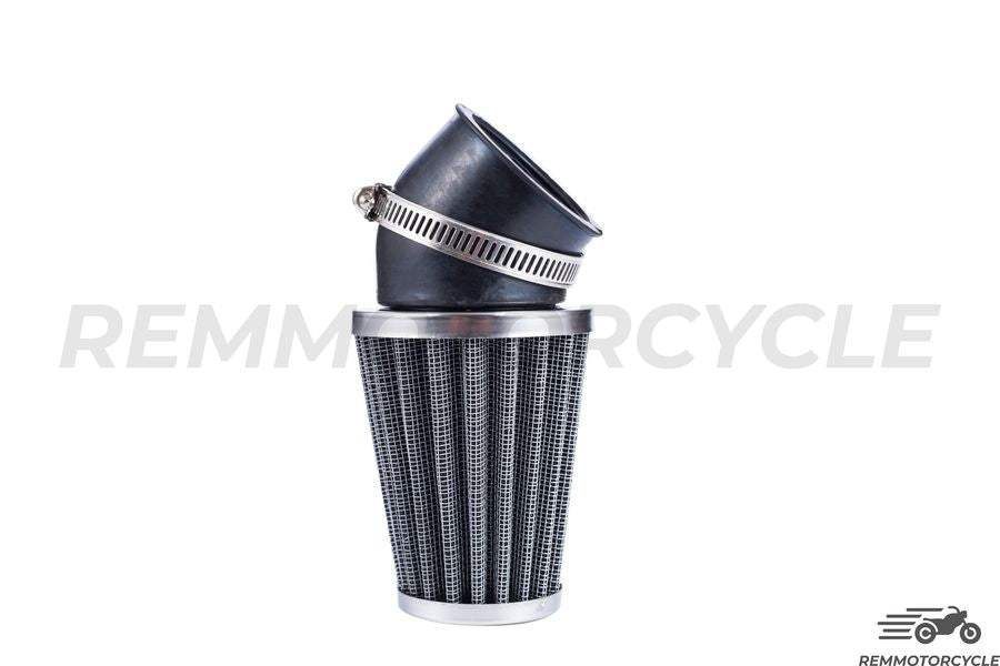 Motorcycle Air Filter Long 1.3"-1.9" straight, angled 45° or 90°