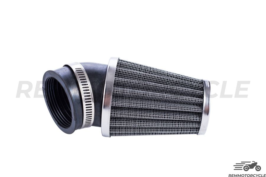 Motorcycle Air Filter Long 1.3"-1.9" straight, angled 45° or 90°