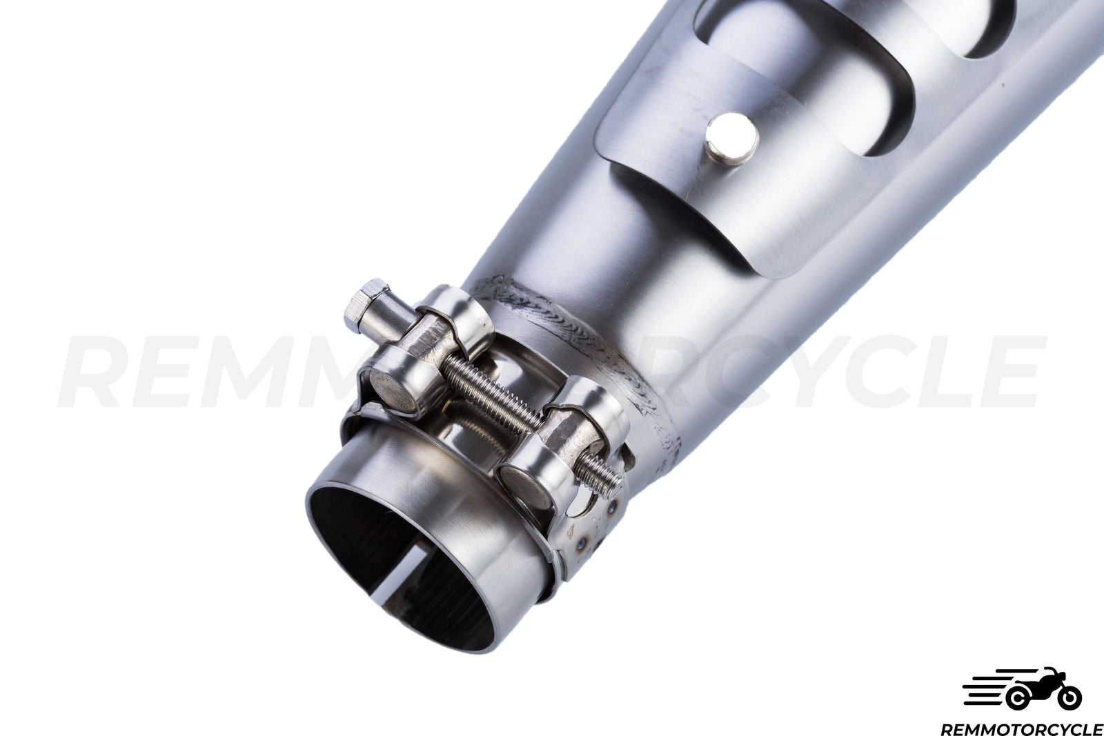 Exhaust brushed INOX or Black