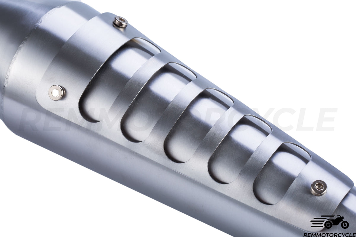 Exhaust brushed INOX or Black