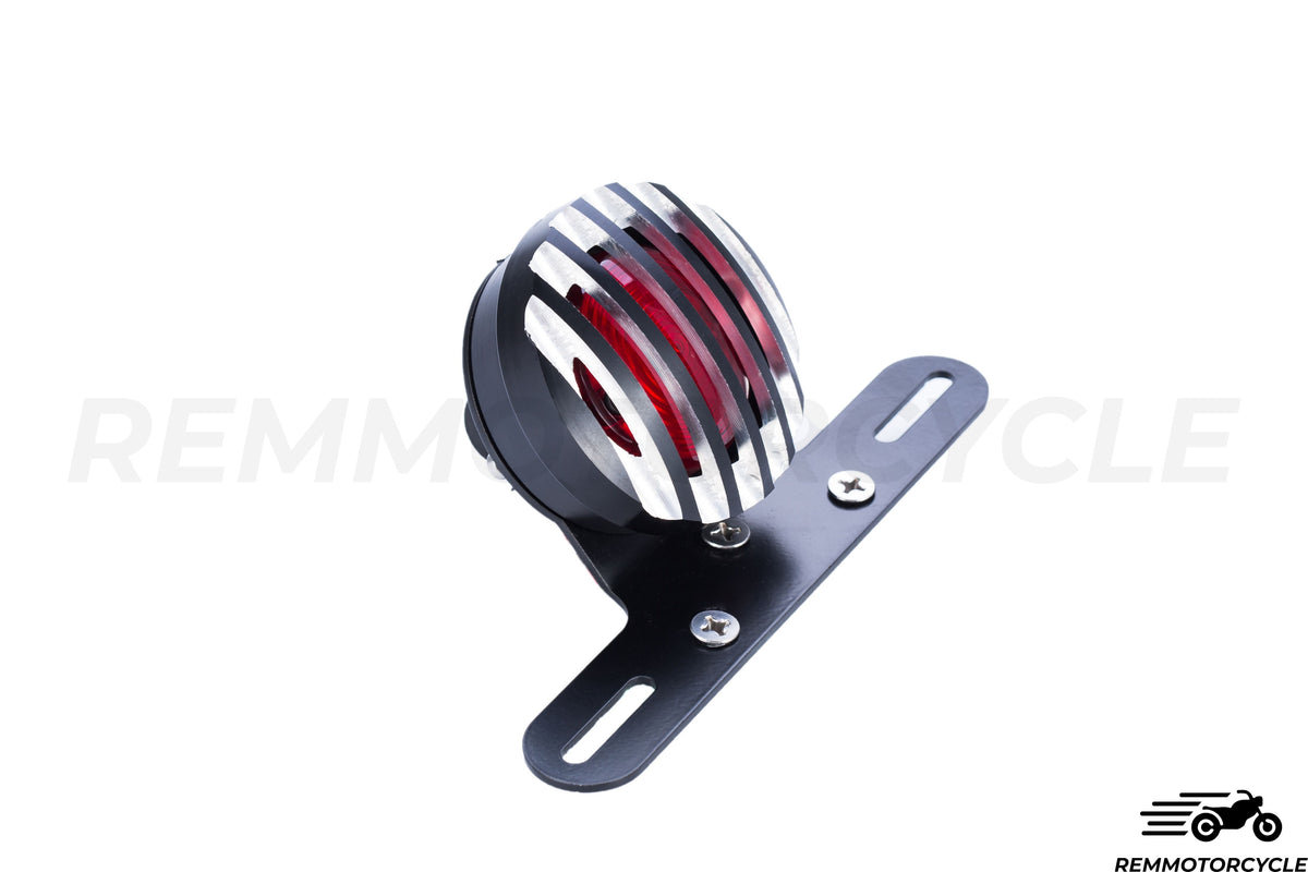 Tail Light Grille 2 CNC Silver/Black