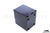 Motorcycle battery box black in metal