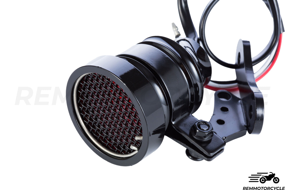 Taillight LED Aluminum Grid Black