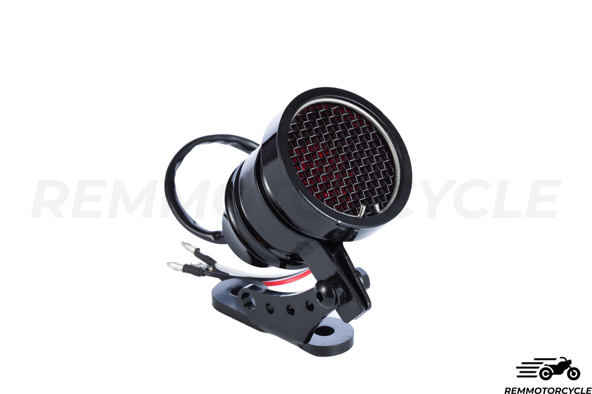 Taillight LED Aluminum Grid Black