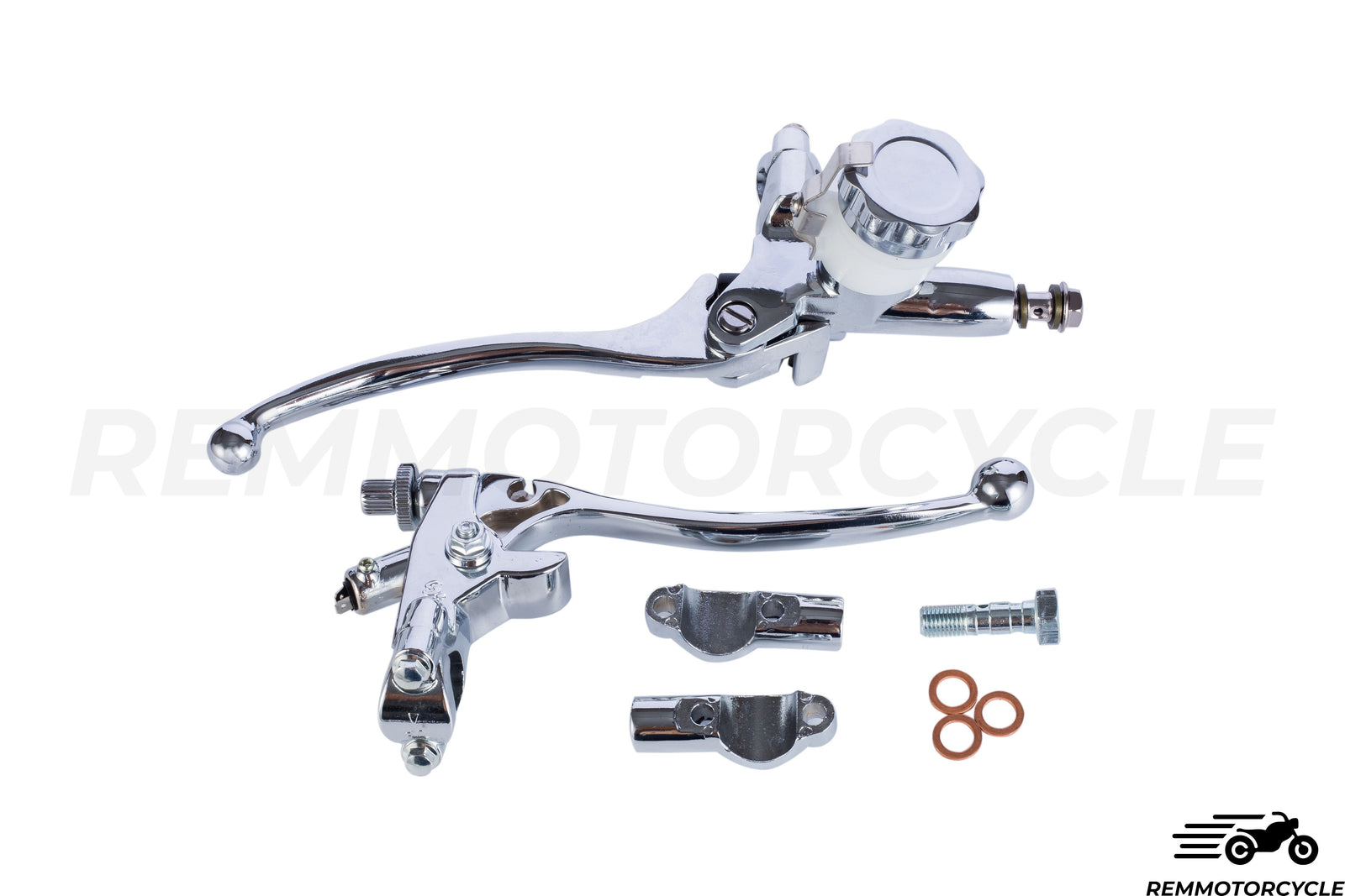 Motorcycle Brake lever and clutch lever Chrome 7/8"