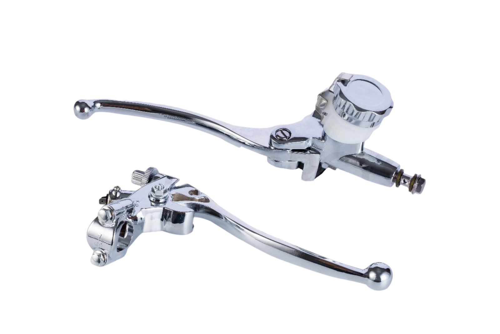 Maitre Cylindre de frein moto et levier Embrayage moto Chrome 22 mm