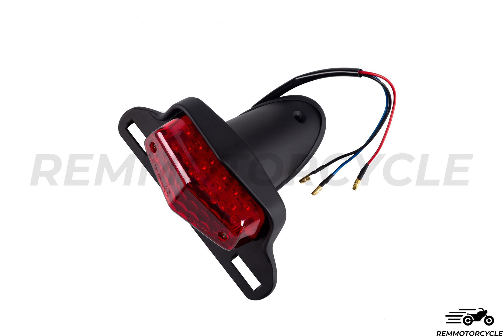 Rear light Bratstyle Black Red Approved